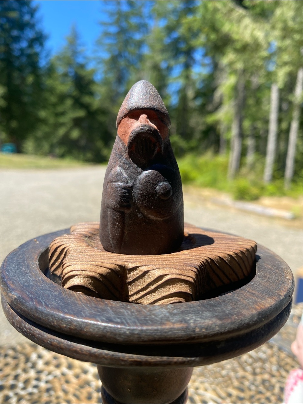 Vintage Thyssen Keramik Viking figurine